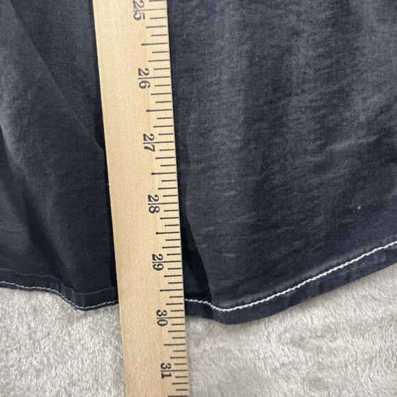 Affliction Black Label Shirt Mens Large Live Fast Long Sleeve Button Embroiderd - Picture 8 of 11